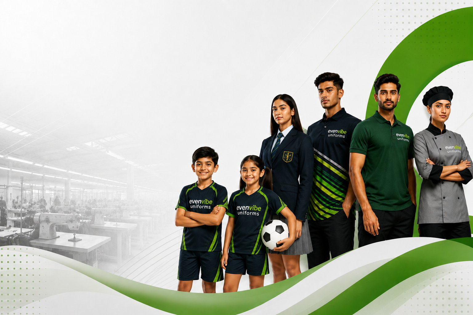 EVENVIBE UNIFORMS Background